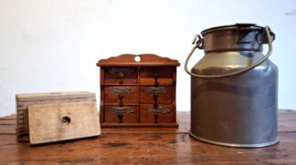 LOT 180 (325589) Est R300 to R600 - A Late 19th Century Swedish Beechwood Butter Pound Mould/Form