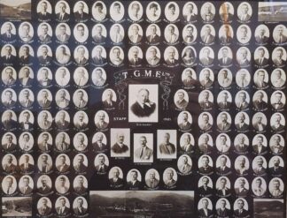 LOT 190 (32851) Est R300 to R600 - An Early 20th Century Union of South Africa Period Transvaal Gold Mining Estates Ltd (T.G. M. E Ltd)  Staff Photo Collage (1921)