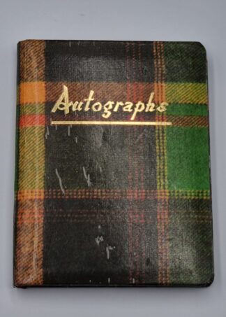 LOT 195 (29633) Est R5000 to R15000 - A Vintage Autograph Book Containing the Autographs of 15 x Grand Prix Drivers from Various Races,