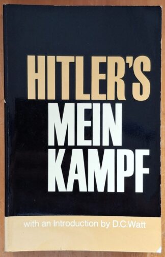 LOT 315 (32531) Est R50 to R150 - MANHEIM R.(TRANSL.) - Hitler's Mein Kampf