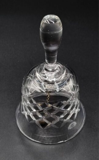 LOT 90 (32843) Est R300 to R600 - A Vintage Webb Corbett Crystal Diamond Dinner Table Bell
