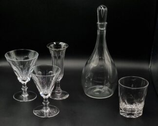 LOT 108 (32911) Est R500 to R1500 - A Collection of Waterford Crystal Galtee (Cut) pattern Glasses and near matching Victorian cut table glassware