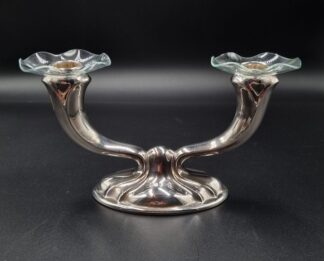 LOT 52 (32839) Est R300 to R600 - A Classic WMF Art Deco-style Two Light Table Candelabra