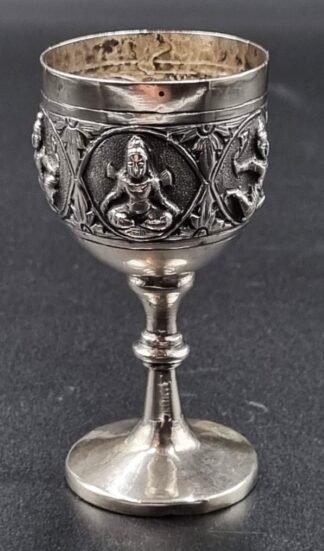 LOT 38 (32887) Est R1000 to R3000 - A Thai Silver Miniature footed Goblet