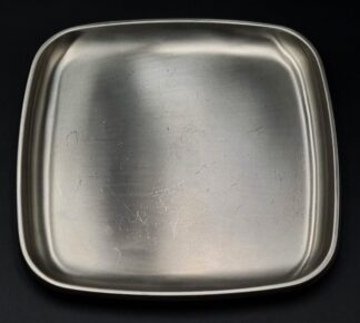 LOT 61 (32878) Est R300 to R600 - A Mid 20th Century Imported Italian 18/8 Stainless Steel  Domani Tray