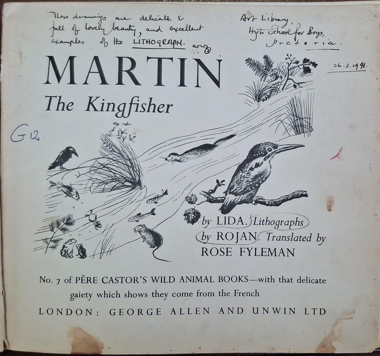 LOT 532 (32130218) Est R300 to R600 – ROJAN – Martin: The Kingfisher - Image 2
