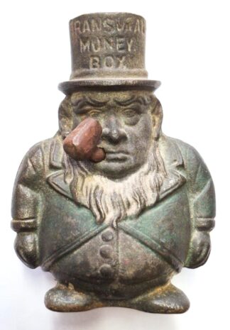 LOT 330 () Est R500 to R1500 - A Boer War Caricature Money Box depicting President Kruger
