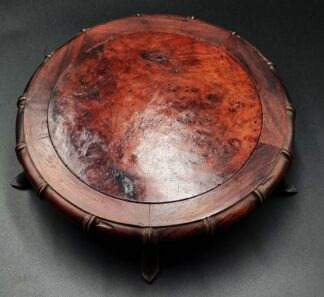LOT 324 (33016) Est R500 to R1500 - A Vintage Oriental footed Rosewood footed Bowl Stand