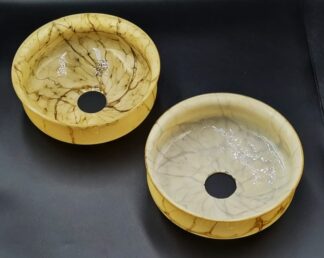 LOT 343 (32930) Est R500 to R1500 - A Collection of 4 x Art Deco period Ceiling Pendant Lamp Shades circa 1930s