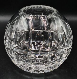 LOT 83 (33032) Est R400 to R800 - A Heavy Mid 20th Century Czech Crystal Orb-shaped Flower Vase