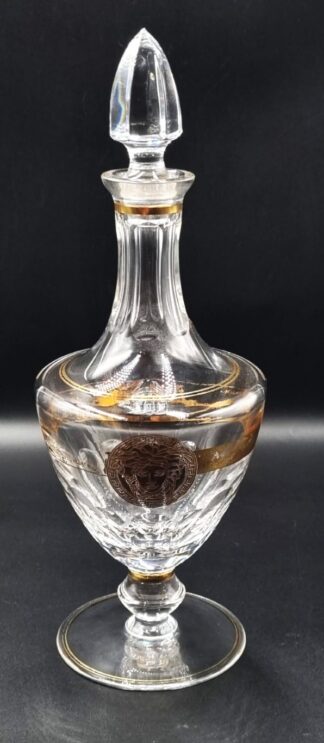 LOT 86 (330535) Est R500 to R1500 - A Late 20th Century Heavy Rosenthal Crystal footed Treasury Model Spirit Decanter