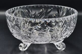 LOT 96 (33046) Est R500 to R1500 - A Post-war Czech Crystal footed Fruit Bowl