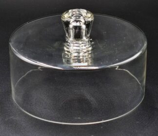 LOT 97 (32848) Est R300 to R600 - A Mid 20th Century Finnish Glass Cheese Dome Cover of Plain Design