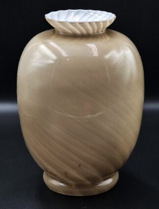 LOT 102 (10000) Est R500 to R1500 - A Continental Grey Brown Coloured Glass Flower Vase circa 1960s