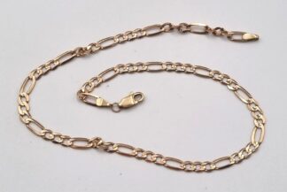LOT 356 (32937J13) Est R3000 to R6000 - A Ladies 9ct Yellow Gold Grecian Link Neck Chain Bracelet