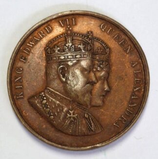 LOT 177 (32907) Est R100 to R300 - 1 x 1902 Woolwich Edward VII Coronation Bronze Medal