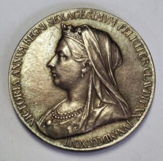 LOT 178 (32907) Est R300 to R600 - 1 x Silver 1897 Great Britain Queen Victoria Diamond Jubilee Medal