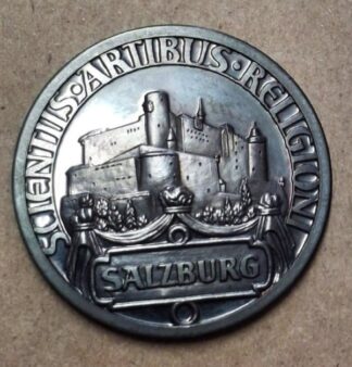 LOT 207 (32582) Est R500 to R1500 - 1 x Salzburg Pure Silver Commemorative Medal
