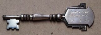 LOT 213 (32582) Est R1000 to R3000 - A Unique Sterling Silver Ceremonial Presentation Key for the Official Opening of the Rosslyn Fire Station
