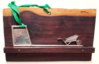 LOT 217 (32582) Est R1000 to R3000 - A Unique Silver presentation Key manufactured by Erich Frey gifted to His Honour W.A. Cruywagen Administrator of Transvaal at the Opening of the Louis Trichardt Civic Centre 1965-04-13.