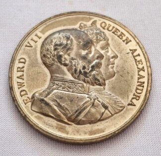 LOT 247 (32907) Est R100 to R300 - 1 x 1902 King Edward VII and Queen Alexandra Coronation Medallion