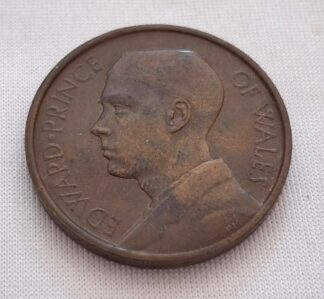 LOT 258 (32907) Est R50 to R150 - 1 x 1925 Bronze Commemorative Medal of the Visit of Edward, Prince of Wales, to South Africa.