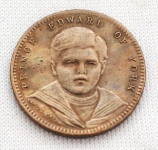 LOT 264 (32907) Est R500 to R1500 - 1 x  Gaming Token - Prince Edward of York Diamond (c. 1899-1901) by W William Comyns.
