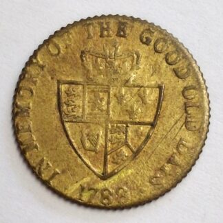 LOT 298 (32907) Est R50 to R150 - 1 x 1788 George III Spade Half Guinea Gaming Token
