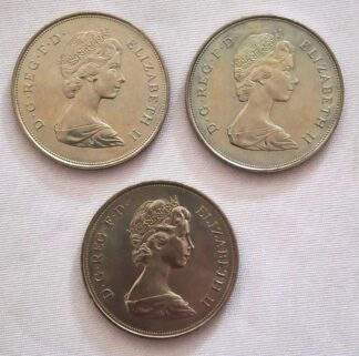 LOT 292 (32879N17) Est R50 to R150 - 2 x 1980 British 25 New Pence Coin