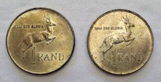 LOT 303 (32932N23) Est R600 to R1200 - 1x 1966 South Africa 1 Rand Coin
