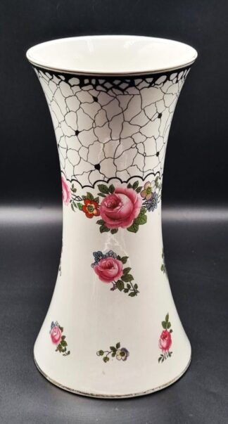 LOT 138 (32935) Est R500 to R1500 - A Large and Scarce Early 20th Century Post-Edwardian/ Transitional period Gray's Pottery Sevres Marbling pattern Flower Vase circa 1915-1921