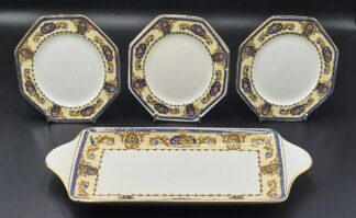 LOT 129 (32935) Est R300 to R600 - An Early 20th Century Grimwades Stoke-on-Trent Winton Ware Classic pattern 7-piece Sandwich Set