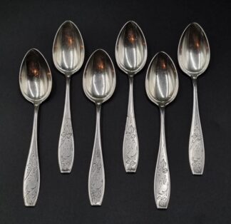 LOT 2 (330322) Est R1000 to R3000 - 6 x Early 20th Century Pre-WWII period Finnish Silver Teaspoons