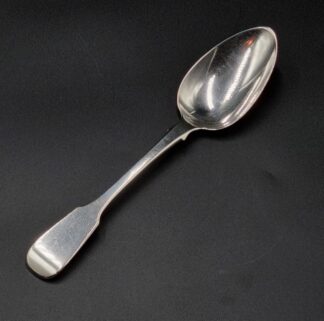 LOT 9 (32914) Est R1200 to R3000 - A George IV Silver Fiddle pattern Table Spoon