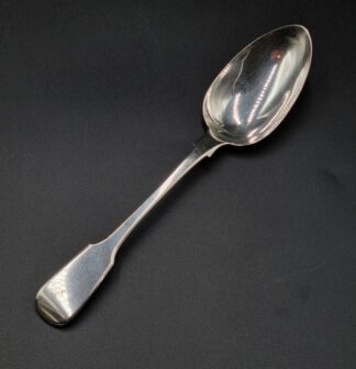 LOT 10 (32914) Est R1200 to R3000 - A William IV Silver Fiddle pattern Table Spoon