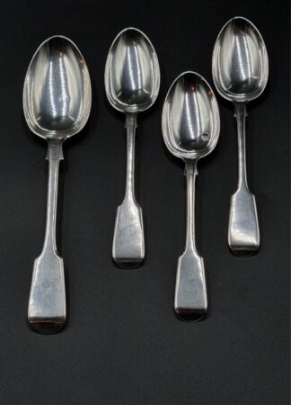 LOT 11 (32914) Est R4500 to R8000 - An Edward VII Silver Fiddle pattern Table Spoon