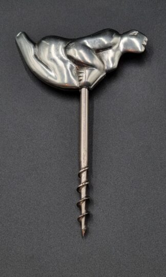 LOT 41 (33046) Est R300 to R600 - A Carrol Boyes Functional Art Cast Pewter Woman Corkscrew