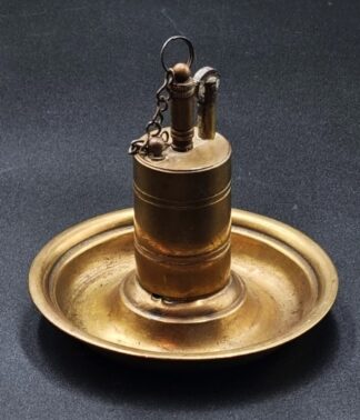 LOT 56 (32930) Est R400 to R800 - An Early 20th Century WWI Period (1914-1918) Cast Brass Trench Art Gentleman's Table Lighter