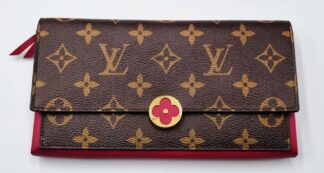 LOT 426 (32608) Est R5000 to R15000 - An Exceedingly Rare Ladies Louis Vuitton Portefeuille Flore Long Wallet