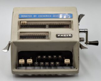 LOT 192 (32943) Est R300 to R600 - A Mid 20th Century Swedish Manufactured FACIT  A B Mechanical  Calculator circa 1960s (Model C1-13)