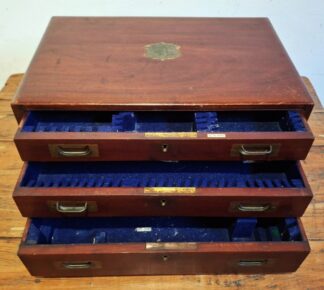 LOT 202 (32954) Est R1000 to R3000 - A Handsome Late Victorian Mahogany Canteen Chest