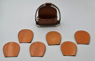 LOT 209 (32950) Est R300 to R600 - A Novelty Equestrian Stirrup Cocktail Coaster Holder