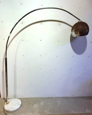 LOT 226 (33062) Est R1000 to R3000 - A Mid 20th Century Italian Chrome Plated Arc Standard Lamp of Modernist Design circa 1960s