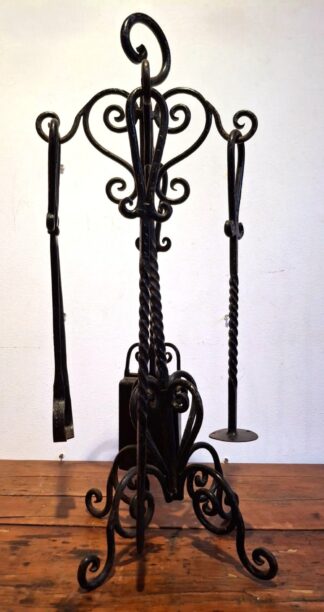 LOT 230 (32958) Est R1000 to R3000 - An Early 20th Century Continental Spanish-style Fireside Set of Pretoriana Interest