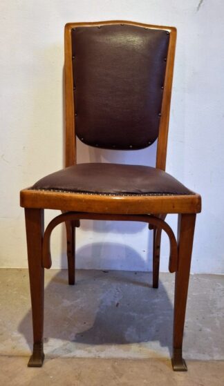 LOT 219 (33089) Est R5000 to R15000 - A Scarce Early 20th Century Austro-Hungarian Empire period (1872-1918) Bentwood High Back Viennese Secessionist Side Chair (Wiener Secessions Bugholz-Salonstuhl) (Model/Modell 715) designed by Gustav Siegel (Austrian 1880-1970)