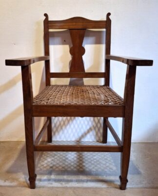 LOT 232 (32792) Est R1000 to R3000 - An Early 20th Century Western Transvaalia Period Tambotihout Armchair with Edwardian Overtones