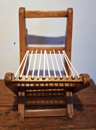 LOT 228 (33110) Est R1000 to R3000 - A Late 19th Century Rustic Cape Yellowwood Regency-style Folding Kinder Trekstoel/ Child's Chair