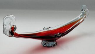 LOT 172 (33064) Est R500 to R1500 - A Large Mid 20th Century Italian Murano Gondola Boat Sweet Bowl