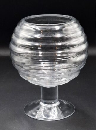 LOT 178 (33132) Est R300 to R600 - A Continental Art Deco-style Clear Glass Flower Vase