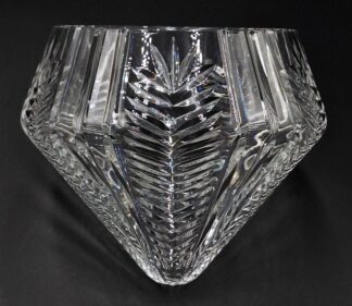 LOT 154 (33065) Est R500 to R1500 - A Heavy Czech Crystal Art Deco-style Flower Vase